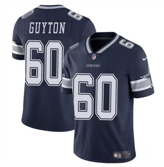 Men & Women & Youth Dallas Cowboys #60 Tyler Guyton Navy 2024 Draft Vapor Untouchable Limited Stitched Jersey,We sell and wholesale Men & Women & Youth Dallas Cowboys #60 Tyler Guyton Navy 2024 Draft Vapor Untouchable Limited Stitched Jersey on line form chian!